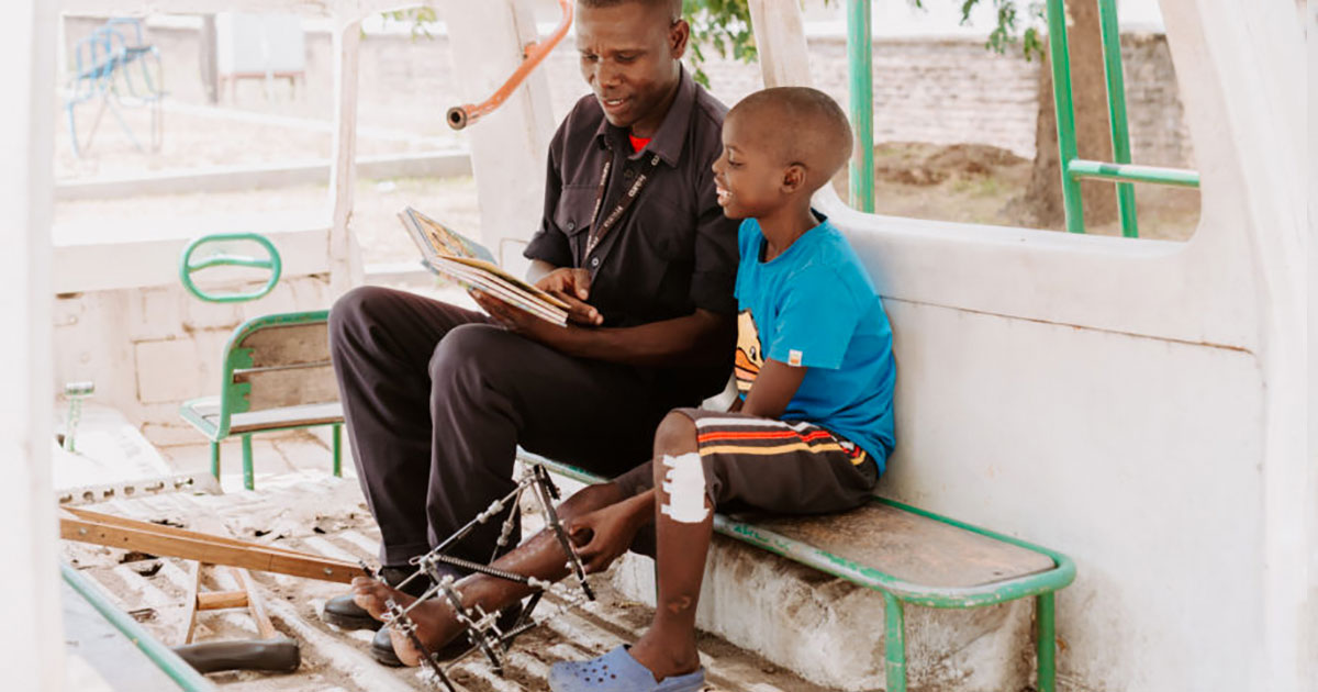 Pemphero smiling and learning