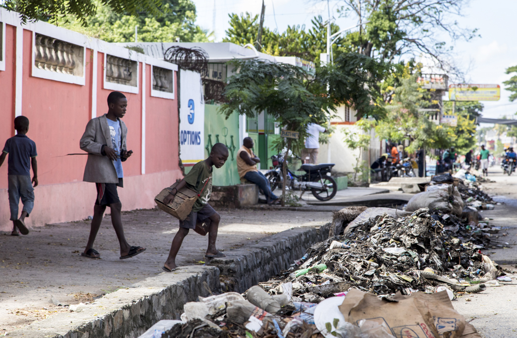 Children on the streets, Haiti