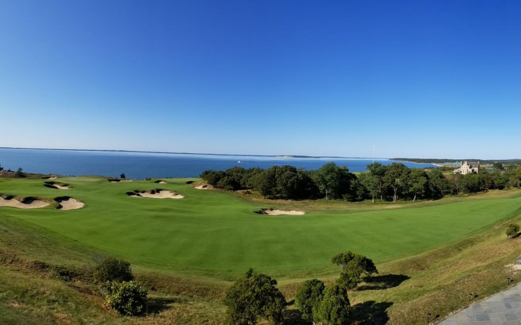 A view of the Sebonack golf course