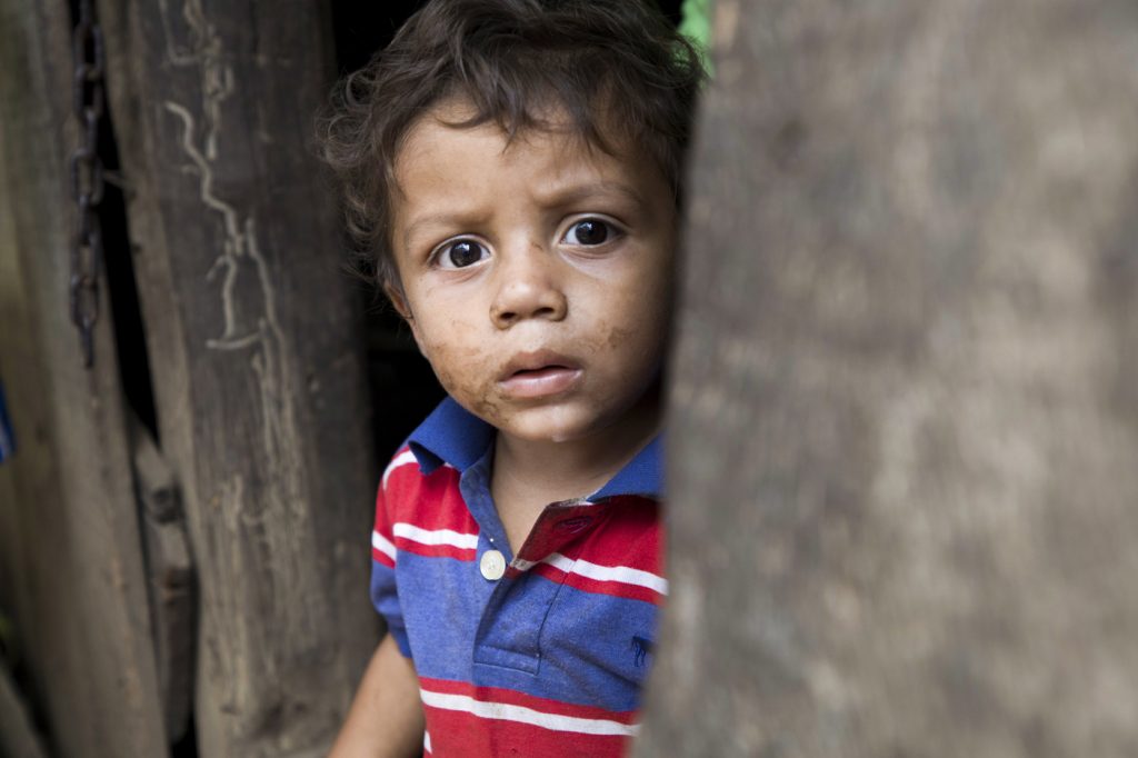 Boy from the community of La Ceiba in Nicaragua