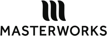 Masterworks logo on a transparent background