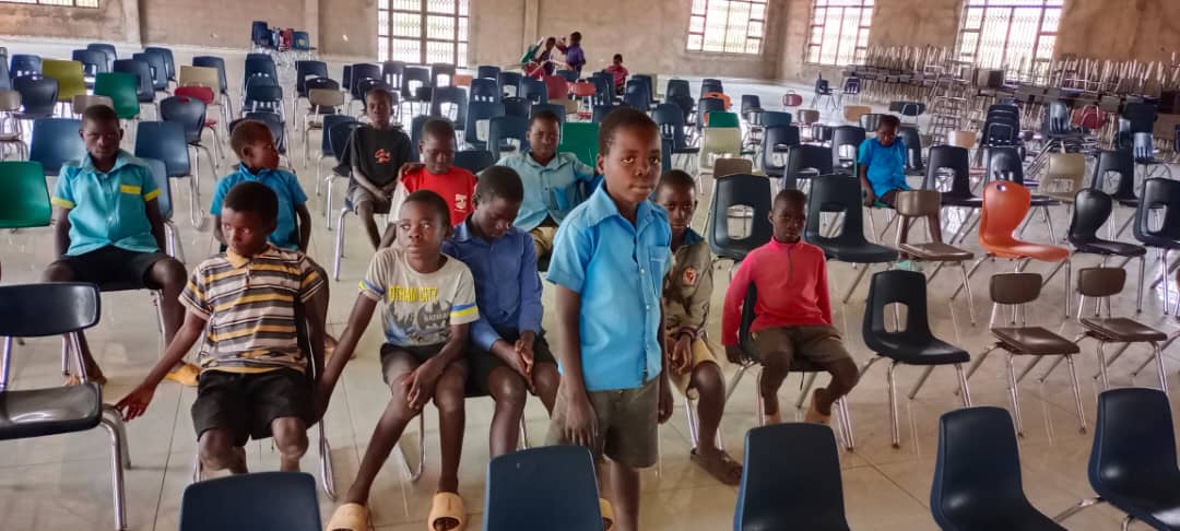 Children at the ADC Fellowship Hall in rural Malawi